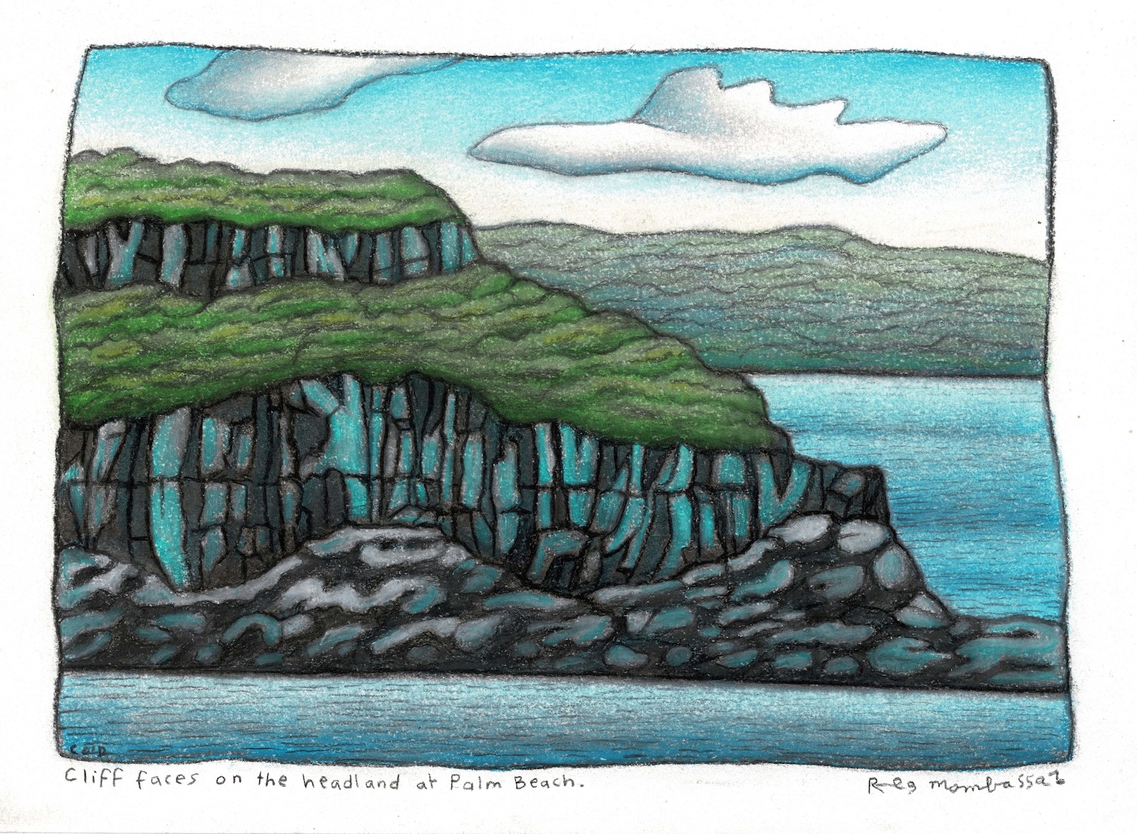 Cliff Faces on the headland at Palm Beach